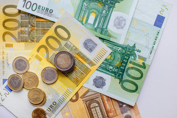 Euro Money. euro cash background. Euro Banknotes