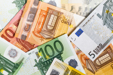 Euro Money. euro cash background. Euro Banknotes