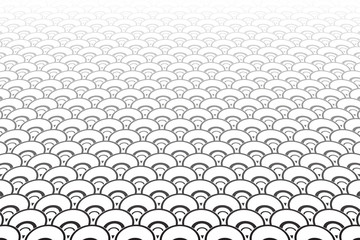 Diminishing perspective view. Textured background.