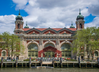 New York City, NY USA - 05/01/2015 - New York City Ellis Island Registration Building
