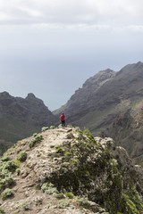View of the mountain range, Masca valley