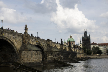 Fototapeta na wymiar Prague Karl bridge 