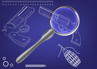 3d model of a pistol