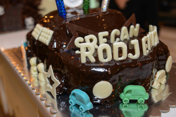 Boys Birthday Cake Car