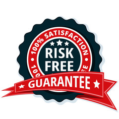 Risk Free 100% Satisfaction Guarantee illustration