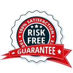 Risk Free 100% Satisfaction Guarantee illustration