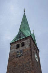 View of Saint Olaf Church (Sankt Olai Kirke). Saint Olaf Church - cathedral church of Elsinore...