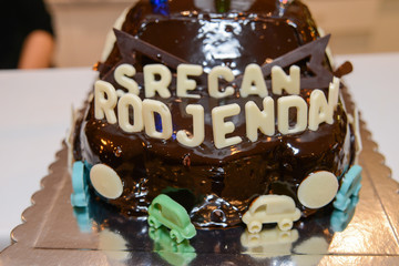 Boys Birthday Cake Car