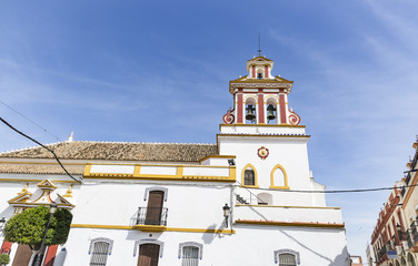 Parish church of our lady of the Granada in Guillena town, province of Seville, Spain