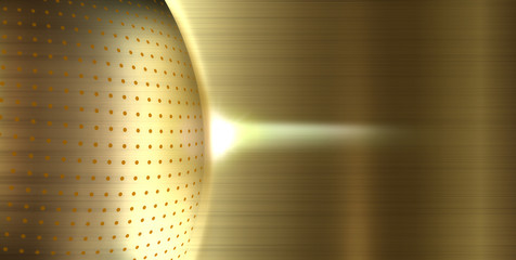 golden abstractive illustration © little_rat