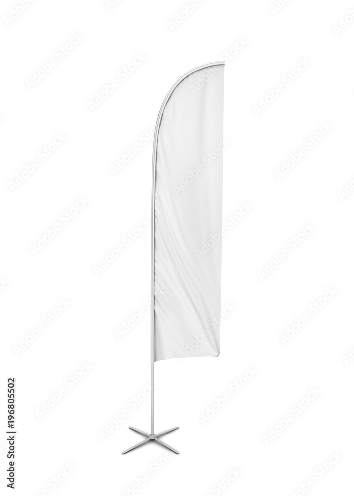 Sticker blank feather flag banner