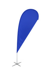 Blank teardrop banner flag