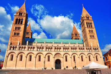 St Peter and St Paul Baisilica, Pecs, Hungary,Europe