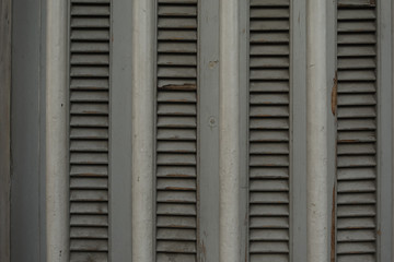 Old dirty windows blinds