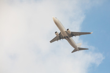 airplane in the sky