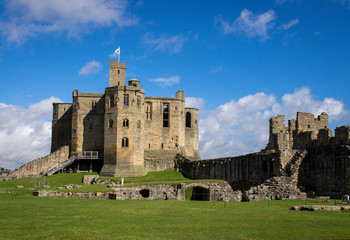 Fototapeta na wymiar Warkworth Castle, Northumberland