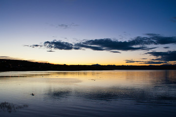Sunset in El Calafate, Argentina.