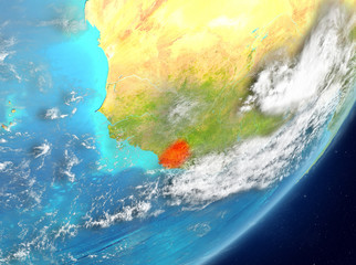 Sierra Leone from space