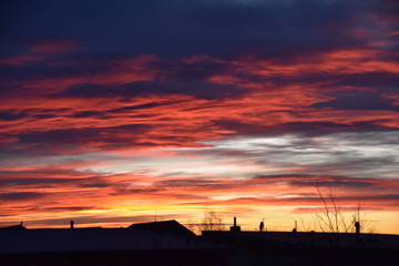 Sonnenuntergang in Wien