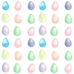 Easter pattern with eggs