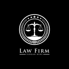 Law Firm,Law Office, Lawyer services, Luxury vintage crest logo, Vector logo template
