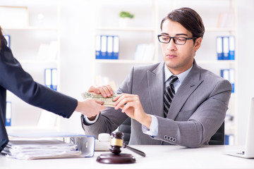 Lawyer being offered bribe for his services