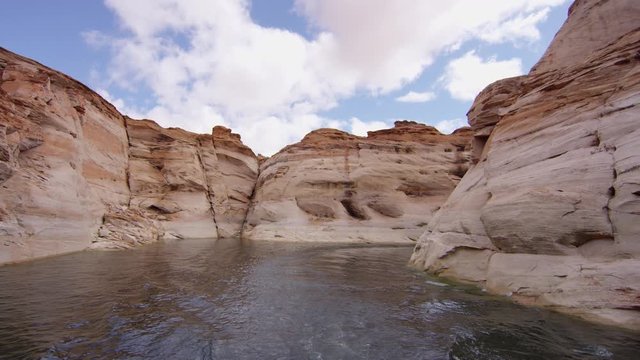  Lake Powell in the canyon