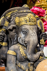 Close up Ganesha statue, Ganesh is hindu god god of Success
