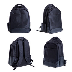 Naklejka premium Black Backpack
