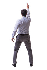 Businessman isolated on the white background