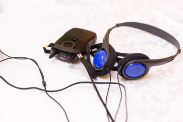 Headphones used for simultaneous translation equipment simultaneous interpretation equipment