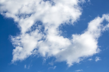 Blue sky and clouds