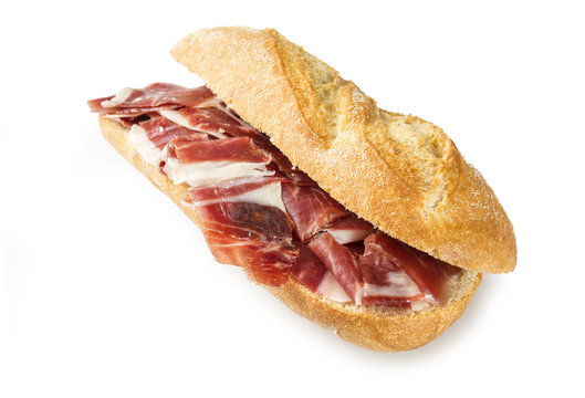 Bocadillo de jam&oacute;n ib&eacute;rico