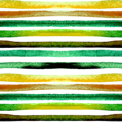 Watercolor Stripes Seamless Pattern.