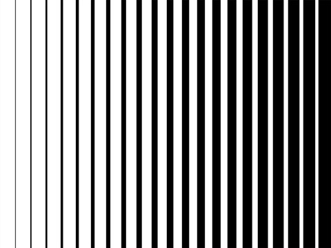 Line halftone pattern texture. Vector black and white radial striped gradient background for retro, vintage wallpaper graphic effect. Monochrome pop art stripe overlay for poster illustration
