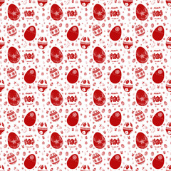 пасхальная бесшовная текстура