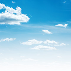 Blue sky and clouds