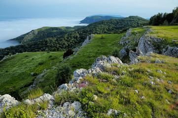 The Crimean Deeplis-Haya Mountain in summer