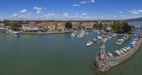 Fototapeta premium Lindau nad Jeziorem Bodeńskim, Niemcy