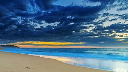 Sunrise Seascape and Beach