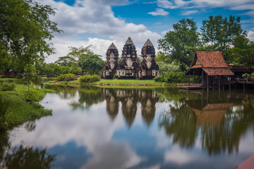Temple replica, Ancient Siam, Thailand