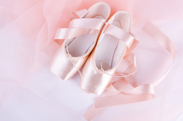 Ballet shoes and tutu