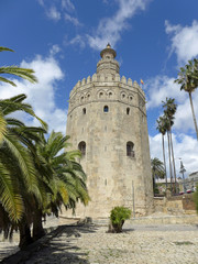 Fototapeta na wymiar Tower of Gold, Seville