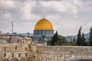 Mousque of Al-aqsa (Dome of the Rock) in Old Town - Jerusalem