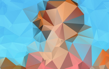 Obraz premium Light Orange Pattern. Seamless triangle Pattern. Geometric Pattern.Repeating pattern with triangle