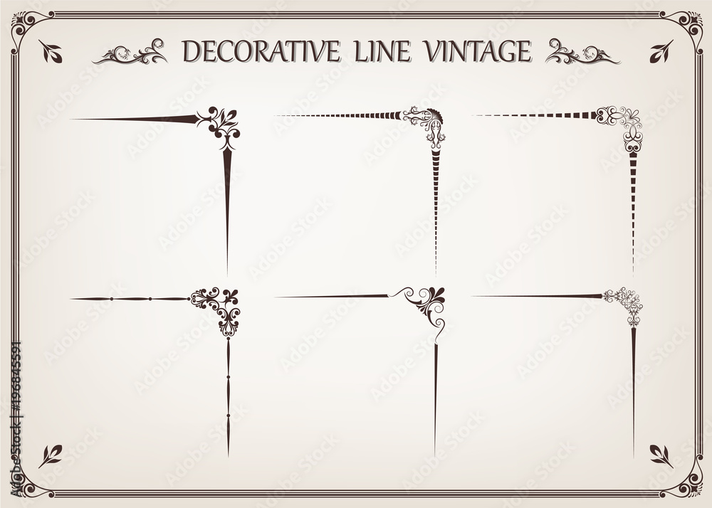 Wall mural decorative border