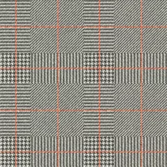 Fototapeten Seamless vector pattern. Fabric texture with Classic Glen Plaid pattern. Vector image. © kastanka