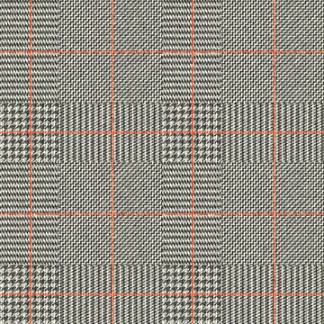 Seamless vector pattern. Fabric texture with Classic Glen Plaid pattern. Vector image.