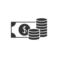 Money black icon
