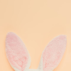 Easter holiday background with bunny ears